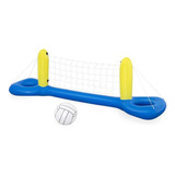 Juego Piscina Red De Voley Intex Inflable Pileta Con Pelota