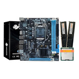 Mougol Motherboard Kit H61+intel I5-2500 Cpu+16gb Ddr3 Ram