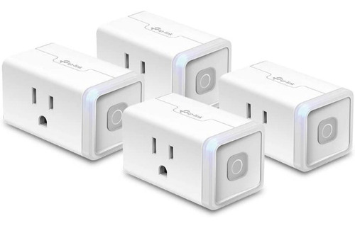 Enchufe Inteligente Tp-link Hs103 Alexa, Google 4 Unidades Color Blanco