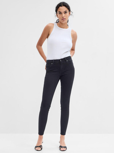 Jeans Legging True Black V2 2 Mujer  Negro Gap
