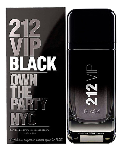 212 Vip Men Black Edp 100ml Silk Perfumes Originales