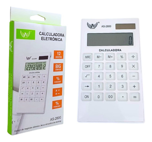 Calculadora Comercial Escritório Balcão Mesa Teclas Grande