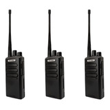 3 Radios Uhf 16 Canales Compatibles Con Motorola Y Kenwood