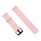 Pulseira Silicone Gold Compatível Amazfit Bip S A1821 20mm Cor Rosa