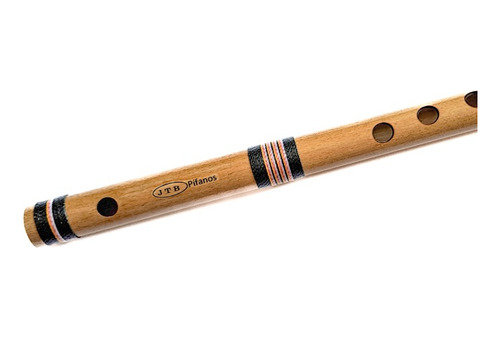 Flauta  Bambu Pifano Em Bb (si B)+método De Digitação+capa