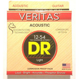 Cuerdas De Acero Para Guitarra 012 Dr Strings Veritas Vta-12