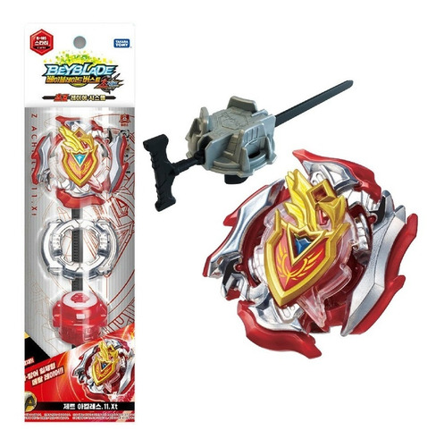 Takara Tomy Beyblade Super Z Achilles Aquiles Lanzador B105