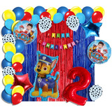 Globos Metálicos (51 Pzas) - Fiesta Temática Paw Patrol