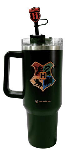 Canecão Tumbler Térmico Harry Potter Hogwarts 1,15l Em Inox