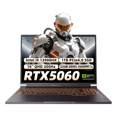 Notebook Gamer Machenike L16S con RTX 5060, Intel Core i9 y 32 GB de RAM | Meses sin interés