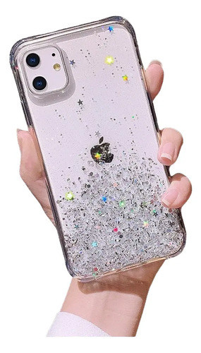 Funda Protectora Glitter Brillo Para iPhone 11/ Pro/ Pro Max