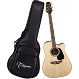 Violão Takamine Gd51ce Aço Folk Natural Com Capa