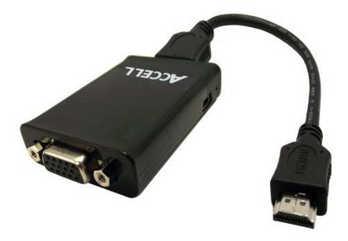 Adaptador Accell Hdmi (macho) A Vga (hembra) - Resoluciones 