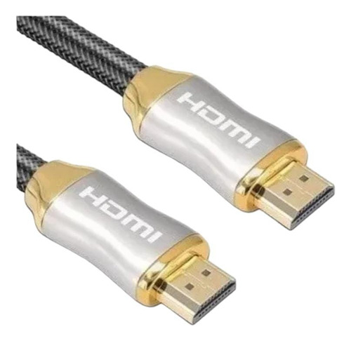 Cable Hdmi 8k 60hz/4k 120hz/48gbps V2.1 De 2mts. Premium Oro