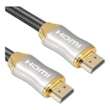 Cable Hdmi 8k 60hz/4k 120hz/48gbps V2.1 De 2mts. Premium Oro