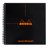 Caderno Note Book Capa Preta A5 Rhodia