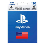 Tarjeta Psn Gift Card 20 Usd Region Usa | Ps3 | Ps4 | Ps5