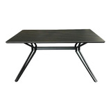 Mesa De Comedor Dt7040 Negro Këssa Cdmx