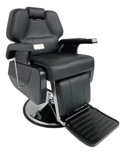 Sillón Hidráulico De Barberia Letmex Negro A20 Barber