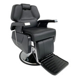 Sillón Hidráulico De Barberia Letmex Negro A20 Barber