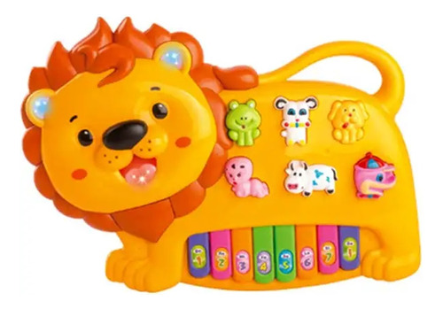 Teclado Infantil Musical Piano Interactivo Leon 30x21 Cm