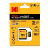 Cartão Memória 256gb Kodak Original Micro Sd Tf 10 U3 V30