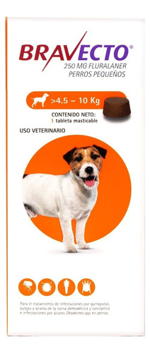 Bravecto Perro De 4,5 Kg - 10 Kg