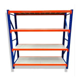 Rack Estante Metálico 200x60x200 - 200kg  4 Repisas Metal 