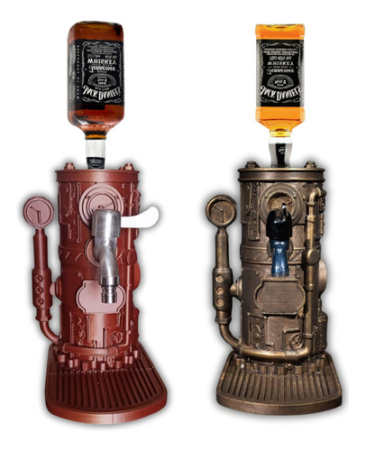 Dispensador Para Whisky, Licor Diseño Steampunk