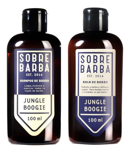 Kit Viagem Shampoo E Balm De Barba Jungle - Sobrebarba