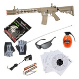 Paquete Rifle Airsoft M4 Gen 2 Arena 6mm Electrico Xchws C
