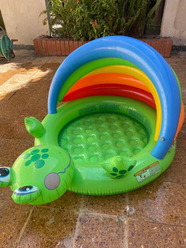 Pileta Pelotero Inflable Con Techo Con Forma De Sapo