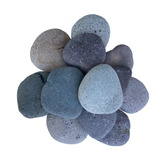 Piedras Rio De Colores Grande Decorativa Macetas 15kg