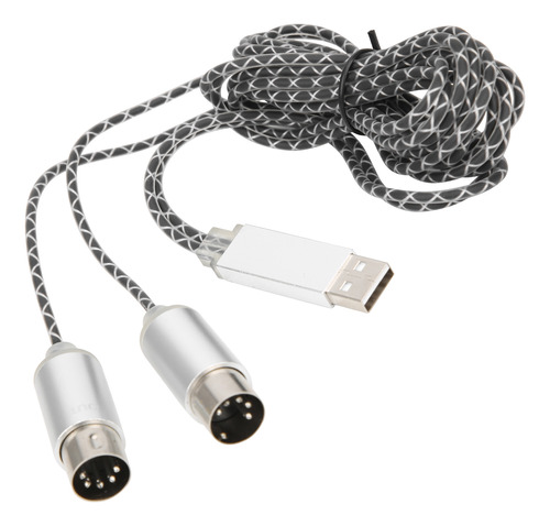 Convertidor Usb Midi De 70,9 Pulgadas, Cable Indicador De Ca