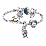 Pulsera Charm Guardianes De La Galaxia - Plata S925