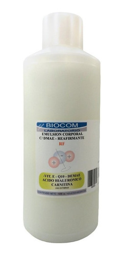 Emulsion Corporal Reafirmante Radiofrecuencia C/ Dmae X 1000 Ml - Biocom