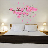 Vinilo Pared Flores  Rama Color Decoración Wall Stickers