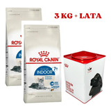 Alimento Royal Canin Gato Indoor 7+ X3kg + Lata