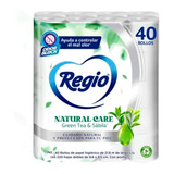 Papel Higiénico Regio® Natural Care 40 Rollos Hojas Dobles