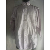 Camisa Broooks Brotheers Grande Blanco Y Violeta A Rayas 