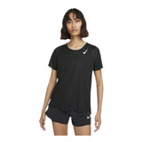 Poleras Nike Dri-fit Race Ss Running Mujer Negro