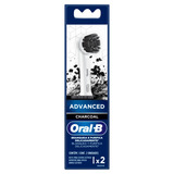 Refil Escova Dental Elétrica Charcoal Oral-b Advanced 2un 