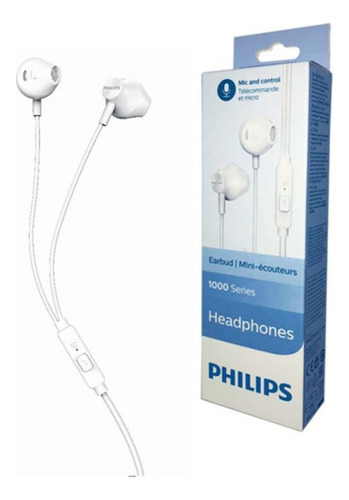 Fone De Ouvido Philips Preto Intra Auricular Original 