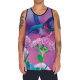 Camisa Camiseta Regata Animal Beija Flor Rosas Plantas 4