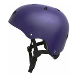 Casco Urbano Ow Con Luz Morado Color Violeta Talla S