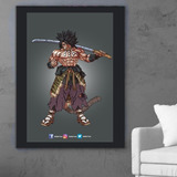 Broly Samurai Poster Con Realidad Aumentada