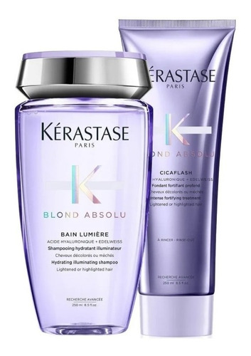 Kit Kérastase Blond Absolu Shampoo Lumiere + Cicaflash