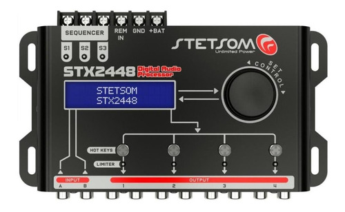 Processador De Áudio Digital Stetsom - Stx 2448 Equalizador