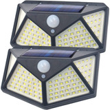 Lampara Solar 100 Led  X  2 Unidades