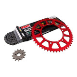 Kit Transmision Honda Xr Tornado 250 Cadena Rk Oring